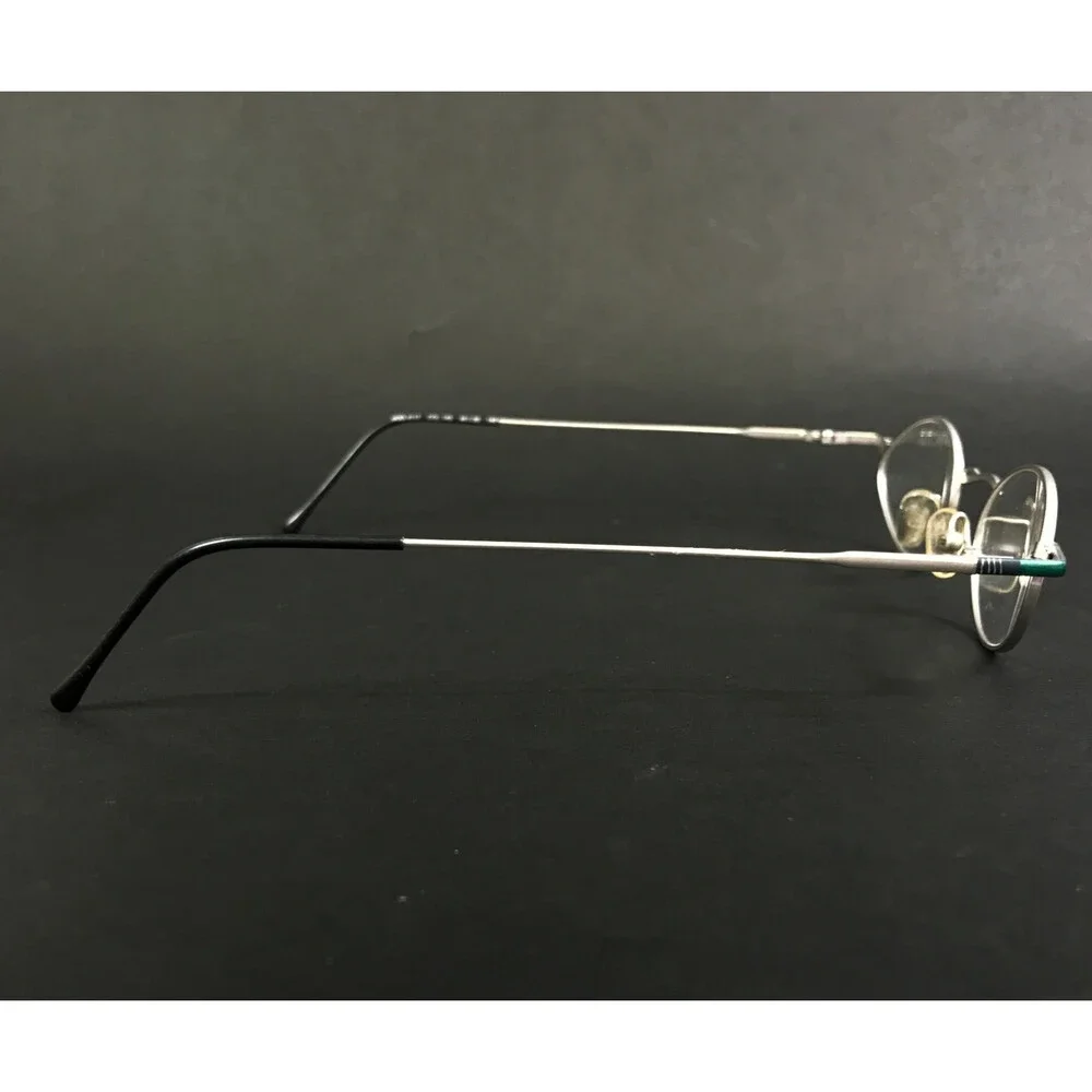 Menia Eyeglasses Frames MOD.4117 COL.745 Silver Green Oval Wire Rim 45-20-140
